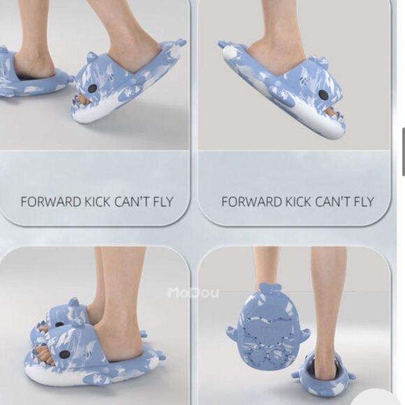 Chedoir Shark Cloud Slides Yellow size‎ 4 (200MM) NWT in packaging - Picture 7 of 12